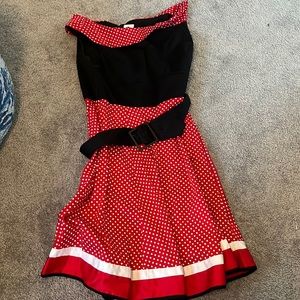Ladies Disney mini mouse dress
